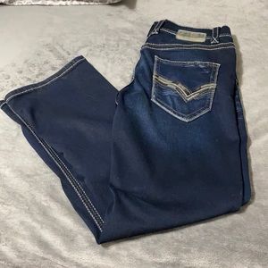 Men’s Buckle Black Jeans